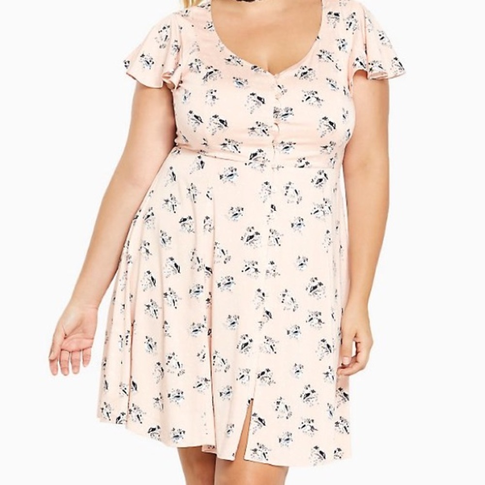 Torrid Bird Print dress